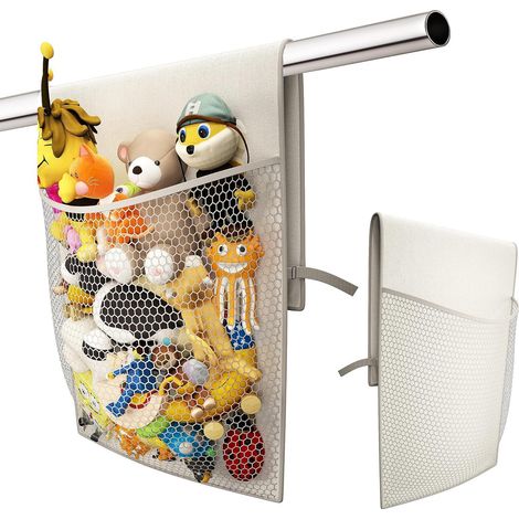 Filiyano-Poche de rangement pour peluches pour chaises hautes, supports pour filets et hamacs (1/5)