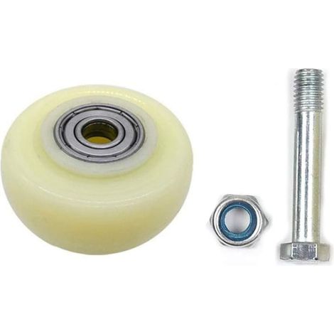 Lot de 2 roulettes de canapé-lit en nylon 40 mm (1/4)