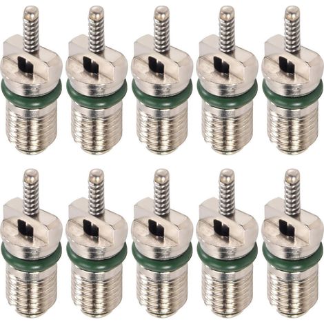 Assortiment de 10 aiguilles de valve pour climatiseur automobile R134A, résistantes à la chaleur et compatibles avec le réfrigérant 134a (1/5)