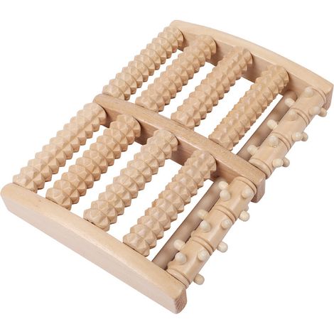 Filiyano-Rouleaux de massage en forme d'aile, masseurs de pieds en bois, utilisés pour le massage par acupression afin de soulager la fasciite (1/5)