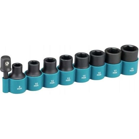 Makita - Juego de llaves de vaso de 9 piezas B-54645 (1/2)
