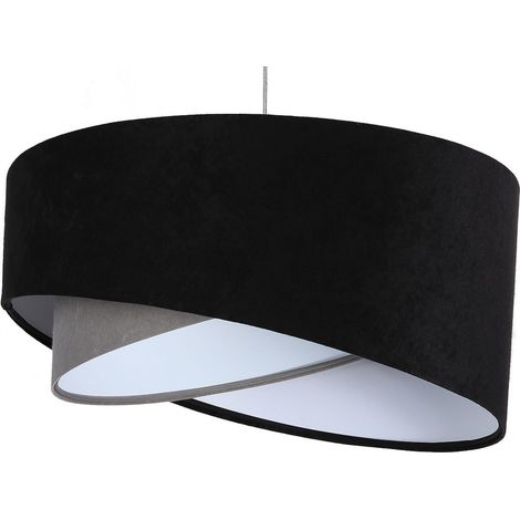 Suspension galaxy asymetric - Noir, gris souris, blanc