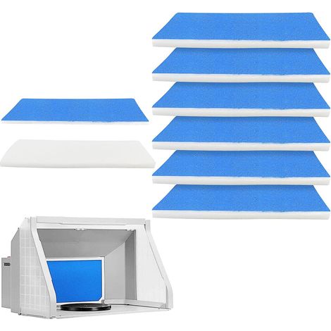Lot de 8 Filtres pour Cabine de Peinture Aérographe (1/5)