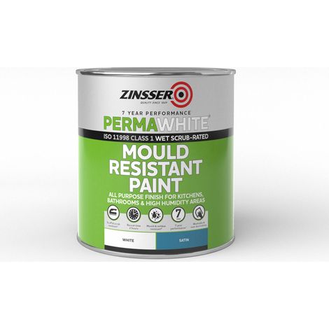 Zinsser Perma White Interior Paint - Satin - 1L