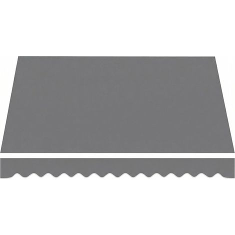 Tela de repuesto para toldo protector solar UPF 50+, compatible con armazón de 3,5 × 2,5 m, color gris oscuro (1/4)