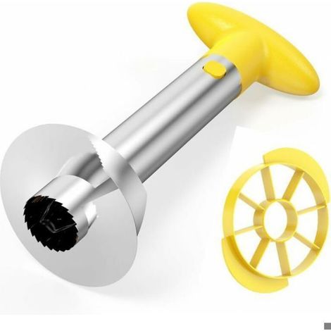 Éplucheur Ananas - Acier Inoxydable - Pour Éplucher Épépiner Trancher - Usage Cuisine Maison - 1 Pièce (1/4)