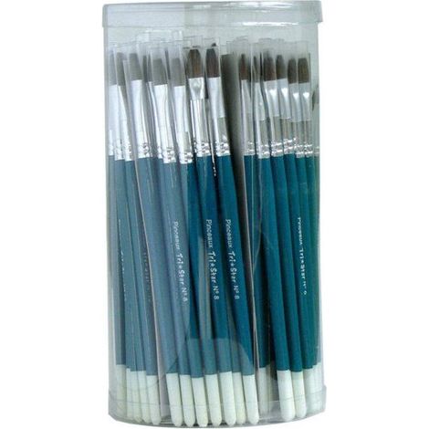 Tri Star - Pinceaux poil poney Assortiment de 144 pièces