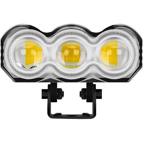 LED-Blitzlichtscheinwerfer mit Fern- und Abblendlicht für Motorräder, 12V/24V, kompatibel mit Trucks, Quads und Offroad-Motorrädern. (1/5)