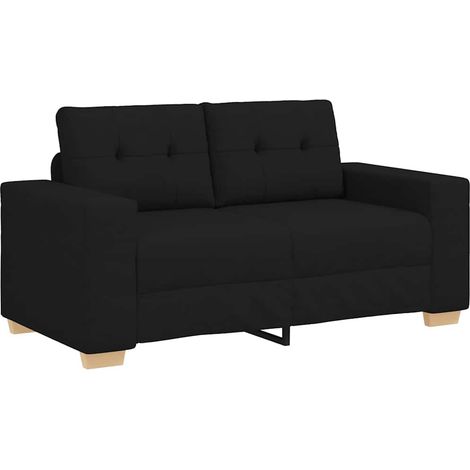 Divano  Sofa Divanetto Nero 160x77x82 cm in Tessuto (1/5)