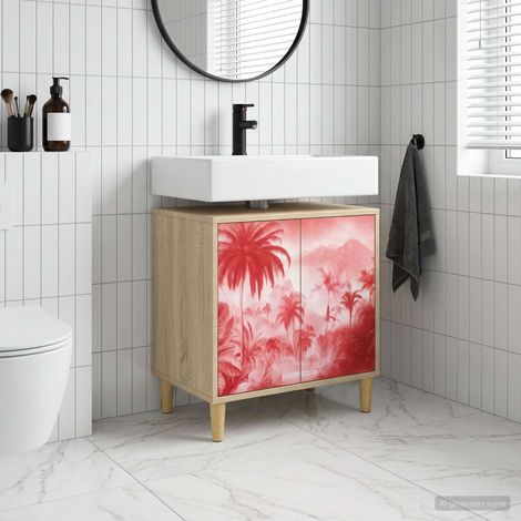 vidaXL Mobile da Bagno AACHEN Sonoma 60 x 40 x 60 cm (1/5)