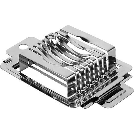 Coupe-Œuf en Acier Inoxydable Lame Dentelée pour Fruits - Outil de Découpe Stable pour Banane, Fraise, Kiwi - Lavable au Lave-Vaisselle (1/5)