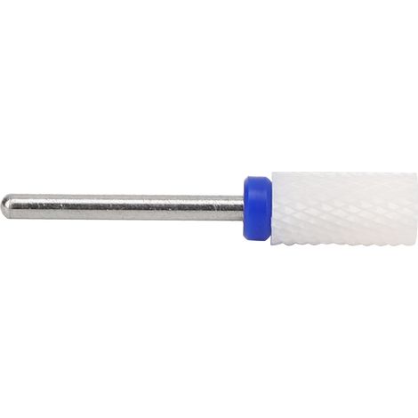 Tête de broyage cylindrique à pointe plate en céramique pour broyeur électrique, accessoires pour broyeur à grains moyens, boîte bleue (1/5)