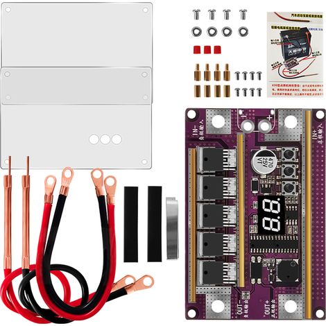 Soudeuse par points haute puissance, 99 niveaux de réglage, soudage de batteries au lithium et autres piles avec points de soudure précis - Circuit imprimé 12 V (1/5)
