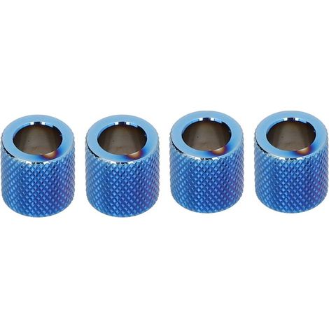 Lot de 4 anneaux décoratifs en cristal pour appuie-tête de siège, universels, pour voiture, SUV et camion (bleu). (1/5)