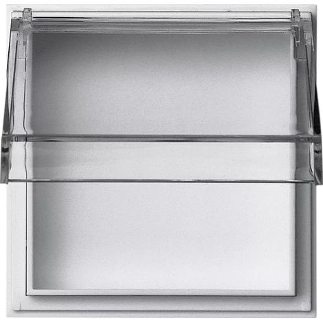Gira Adapterrahmen KD transparent Gira TX44 (WG UP) Reinweiß [040966], 0409 66 (1/2)