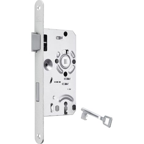 Serrure de porte serrure à gorge classe 1 axe 55 mm têtière 20 mm DIN gauche distance 72 mm serrure à mortaise à gorge pour portes de chambre (1/4)