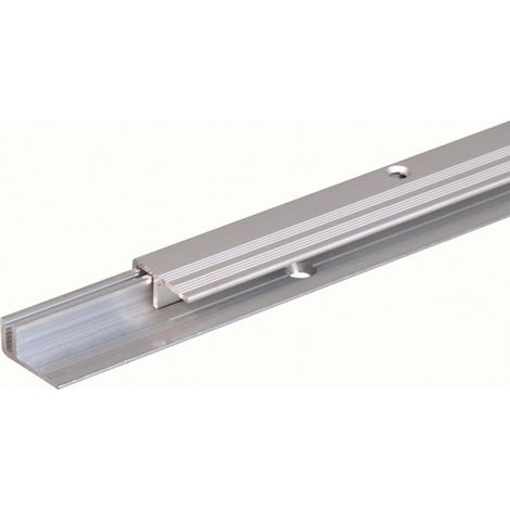 ALBERTS Abschlussprofil Pro, Set für Beläge7-15mm, Alu blank+ Alu silber elox., LxB 2700x22mm (1/3)