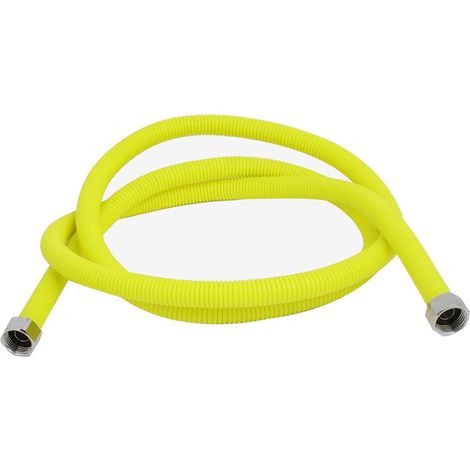 2M 304 Gasanschluss Stecker Ersatzschlauch Rohrzufuhrschlauch DE en acier inoxydable (1/2)