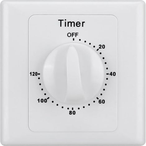 Minuteur de minuterie, compte à rebours, prise de contrôle mécanique multifonction(120 minutes) (1/5)