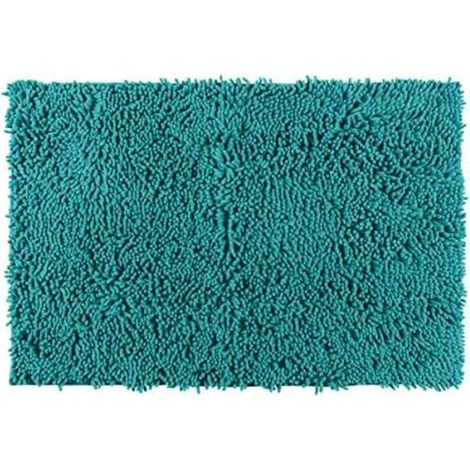 Tapis de bain Chenille vert - Tapis de bain, tapis de douche, velouté (1/2)