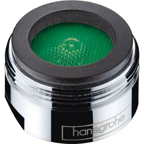 hansgrohe Luftsprudler schwenkbar M24x1 mit Durchflussbegrenzer, 5l/min, Mattschwarz (1/2)