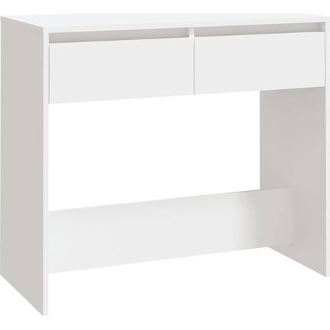 Maison Exclusive - Table console Blanc 89x41x76,5 cm Acier (1/5)