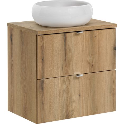 Waschtisch 60cm, in Eiche, NEWPORT-56-OAK (1/5)