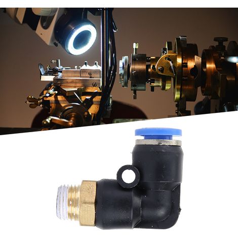 CO2-Düse für Laserschneidmaschine, Lasergasventil (Luftschlauch 6 mm Gewindedurchmesser 9,7 mm nicht verstellbar) (1/5)