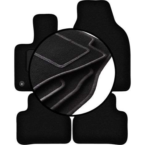 Ensemble complet de tapis en velours pour : Fiat E-500 / 500 Electric hatchback (2020-) (1/5)