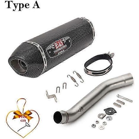 Yoshimura-sistema De Escape Para Motocicleta, Silenciador Modificado Con Tubo De Enlace Medio Db Killer, Para Kawasaki Z750 Z 750 2007-2014, R77( Type A) (1/5)