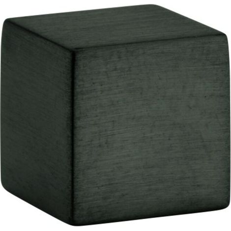 Umstellknopf 46805 hard graphite gebürstet (1/2)