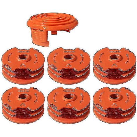 Bobine de fil de rechange Wa0007 / 50022833 pour coupe-bordures électriques filaires Worx WG116 et WG119, 4,88 m (16 pi), diamètre 1,65 mm (0,065 po). (1/5)