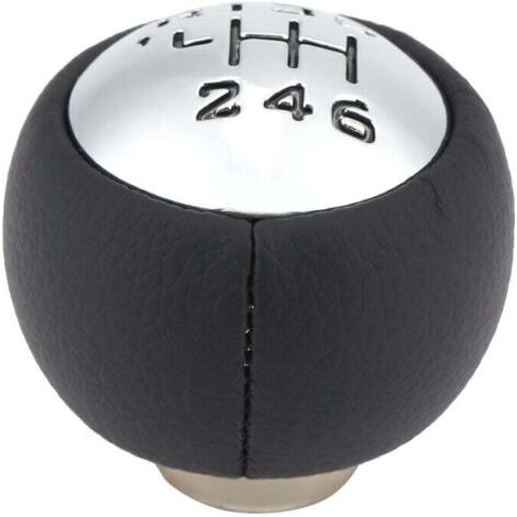 Pommeau Levier Vitesse, Pommeau de Vitesse 6 Vitesses, Boule de Vitesse, Tête de Levier de Vitesse Manuelle de Remplacement pour 307 308 3008 407 5008 807 C3 C4 C8 (1/4)