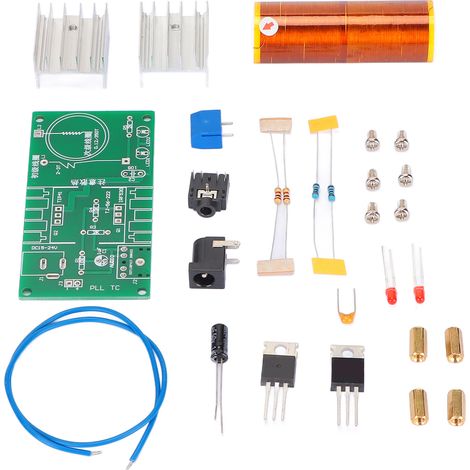 Kit de bobine musicale, mini haut-parleur plasma, transmission sans fil, 15 W CC 15-24 V pour bricolage (1/5)