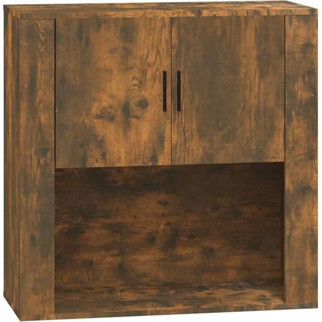 Maison Exclusive - Armario de pared madera contrachapada roble ah (1/5)