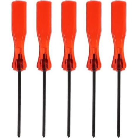 5pcs Triwing Trigram Y-Tip Tournevis pour Nintendo Wii / DS Lite GBA (Rouge) COFFRET OUTILLAGE