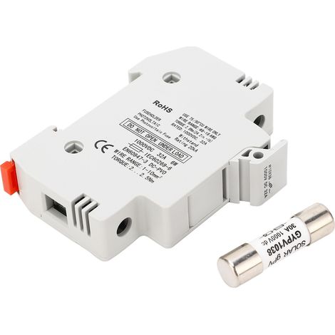 GYPV‑32 Porte-fusible 1P 32A GYPV‑1038 30A Photovoltaïque 1000VDC pour la protection des circuits