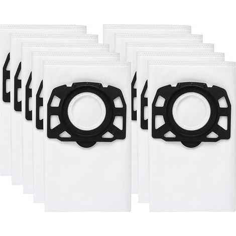 10 bolsas recolectoras de polvo aptas para Kärcher WD2 Plus,WD3S,WD 3 V,SE4001,SE4002,Accesorios para aspiradoras de construcción (1/5)