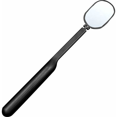 Miroir d'extension de cils grand miroir de cils miroir de cils outil de cils 270 degrés de rotation libre Extensions de cils fournitures accessoires --Lefou noir (1/5)