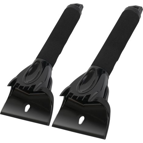 2er-Set Auto-Windschutzscheibenschaber – Auto-Frostschaber 24 cm lang, kratzfest, langlebig – Auto-Windschutzscheibenschaber mit ergonomischem Griff, Autofensterschaber (2 Stück)