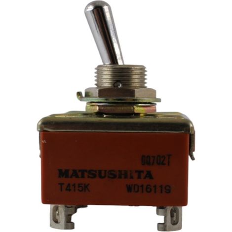 Interruttore a levetta 15A on/off a vite Panasonic (1/2)