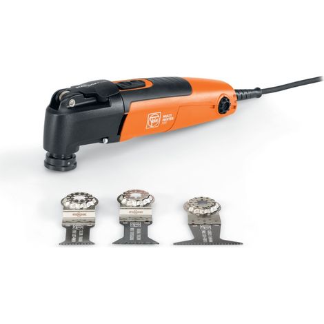 Fein – Outil multifonction 250W – Porte-outil StarlockPlus – Changement rapide QuickIN – 11 000 à 20 000 oscillations/min – Coffret L-BOXX