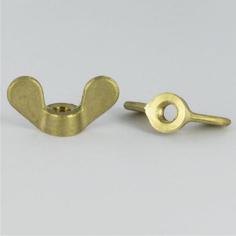 Ecrou Oreilles Laiton M6-10 pièces - Ecrou Oreilles Laiton M6-10 pièces - Ecrou Oreilles Laiton M6-10 pièces