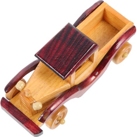 2pièces Modèle De Voiture Vintage Décoration pour Bureau Ornement Créatif pour Et Amateurs Automobiles Unique pour Maison (1/5)