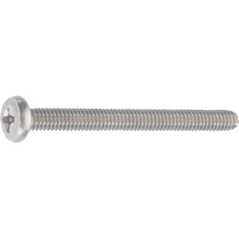 Connex Gewindeschrauben M6 x 60 mm PH 3 Linsenkopf - 4 Stk. Gewindestangen (1/2)
