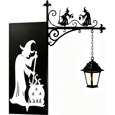 Lampe de coin gothique fantaisiste pour les amateurs de livres Lampe de lecture de sorcière polyvalente pour décoration de bibliothèque, maison, chambre à coucher (1/5)
