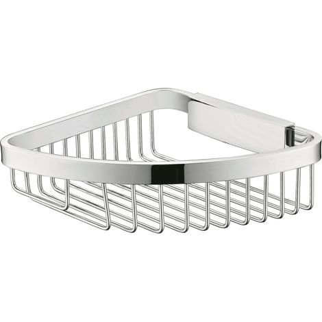 COLOMBO DESIGN Cestino angolare doccia sganciabile cromato codice prod: B9649CR (1/3)