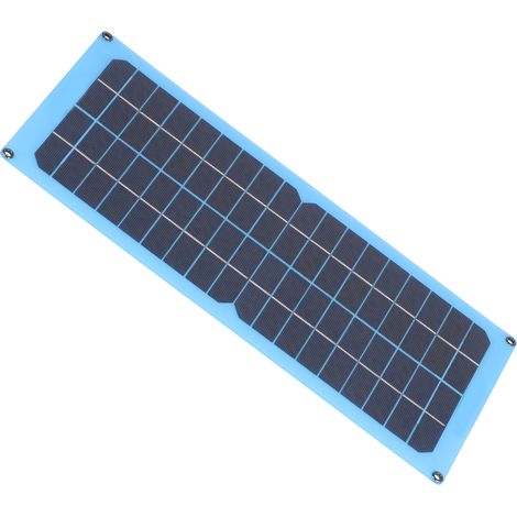 Kit de panneau solaire flexible, module photovoltaïque, chargeur portable pour camping-car, randonnée, 15 W, 18 V (1/5)