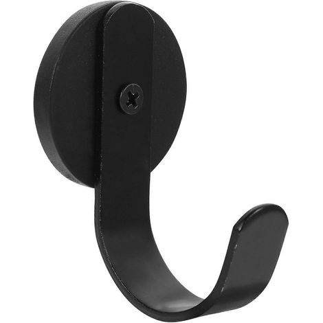 Crochet magnétique pour guirlande, crochet magnétique pour couronne de Noël, crochet de suspension en fer-7X4.5X4.3CM-Black (1/4)