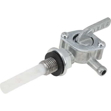 Vanne de Réservoir de Carburant du Moteur, M10x1.25 Moteur en Métal Petcock Interrupteur de Réservoir de Carburant Vanne D'arrêt Robinet D'essence 28-1783-V pour GX160/170F/168 (1/5)
